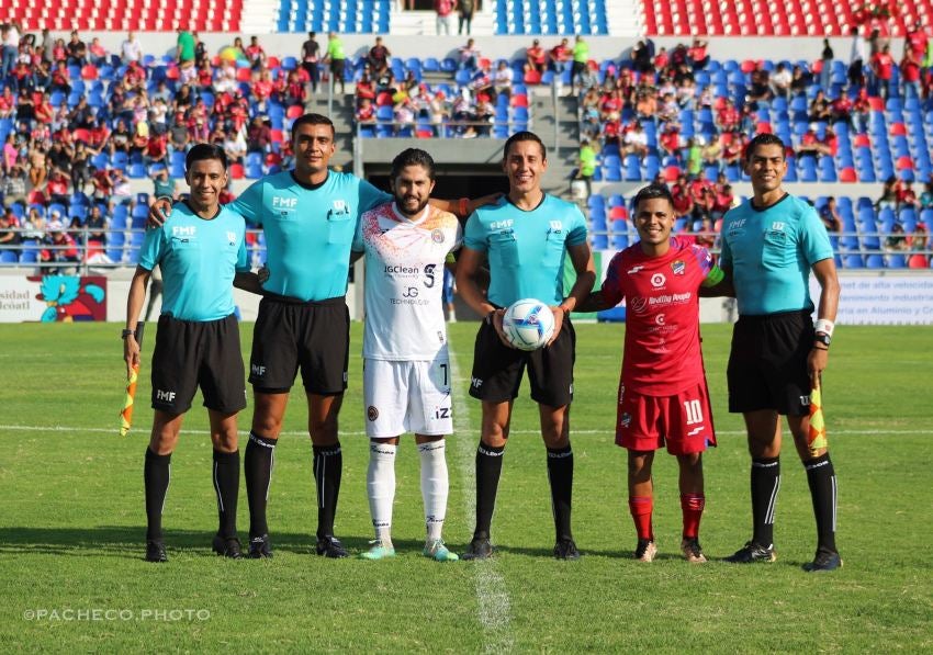 Foto antes del inicio del partido 