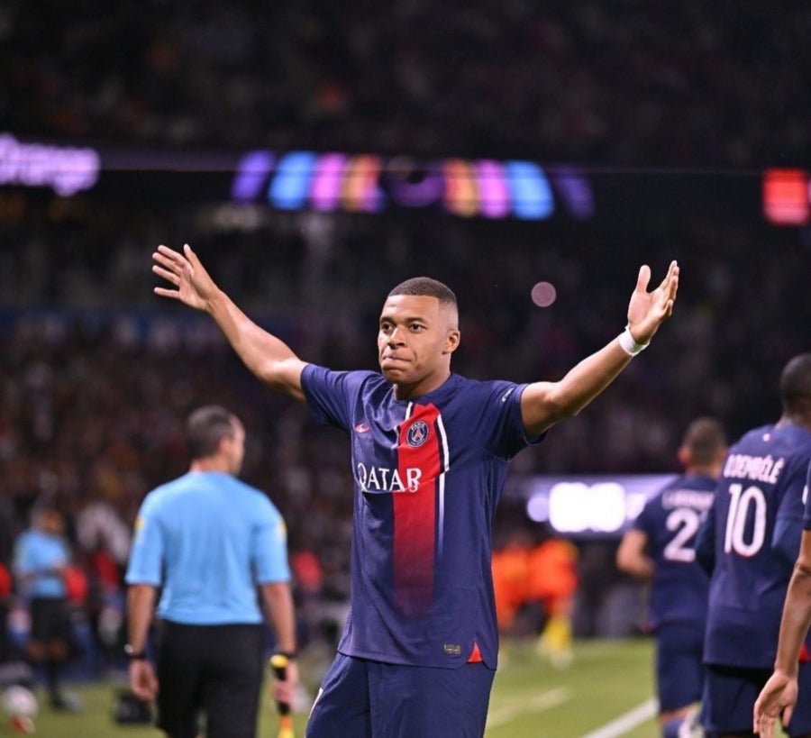 Kylian Mbappé con el PSG