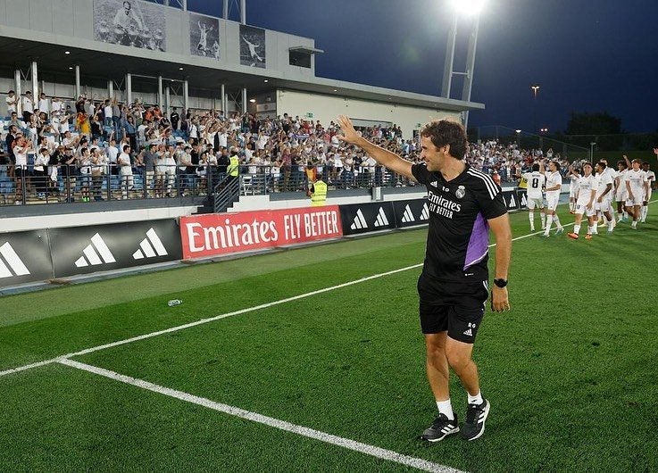 Raúl actual técnico del Real Madrid Castilla 