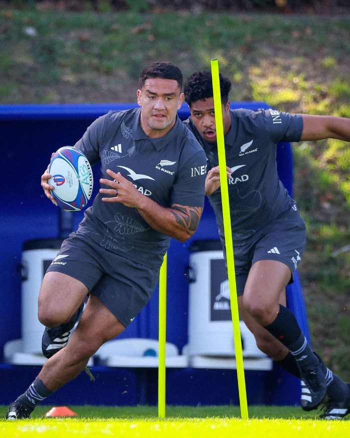 Entrenamiento de rugby de Nueva Zelanda 