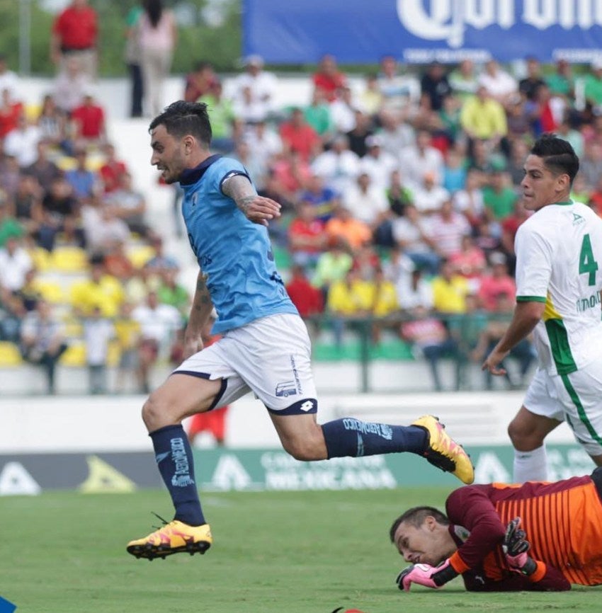 Mastriani cuando jugaba en la Expansión MX con Tampico