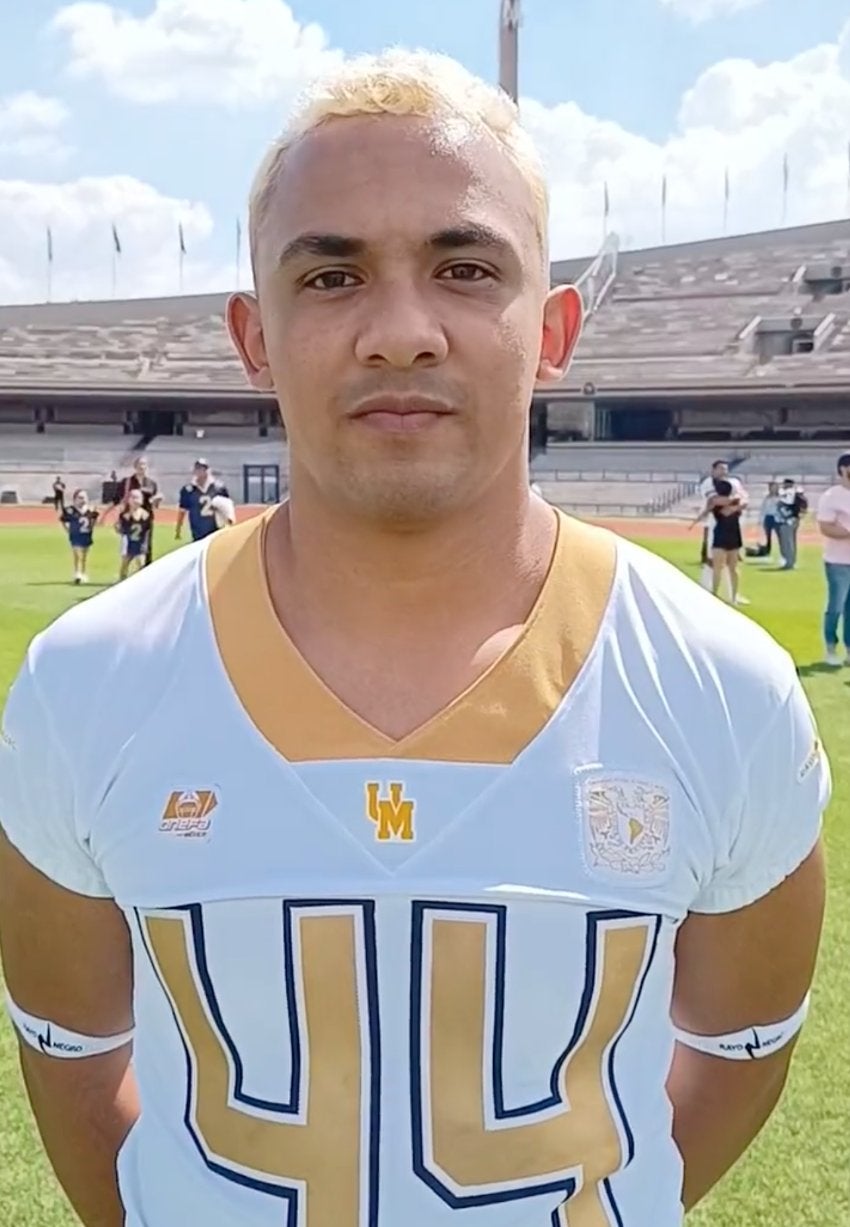 Manlio Fabio Hernández, jugador de Pumas CU