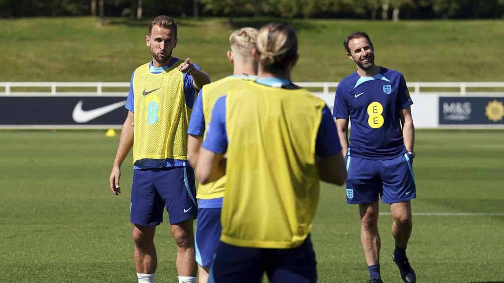 Inglaterra se prepara para el partido