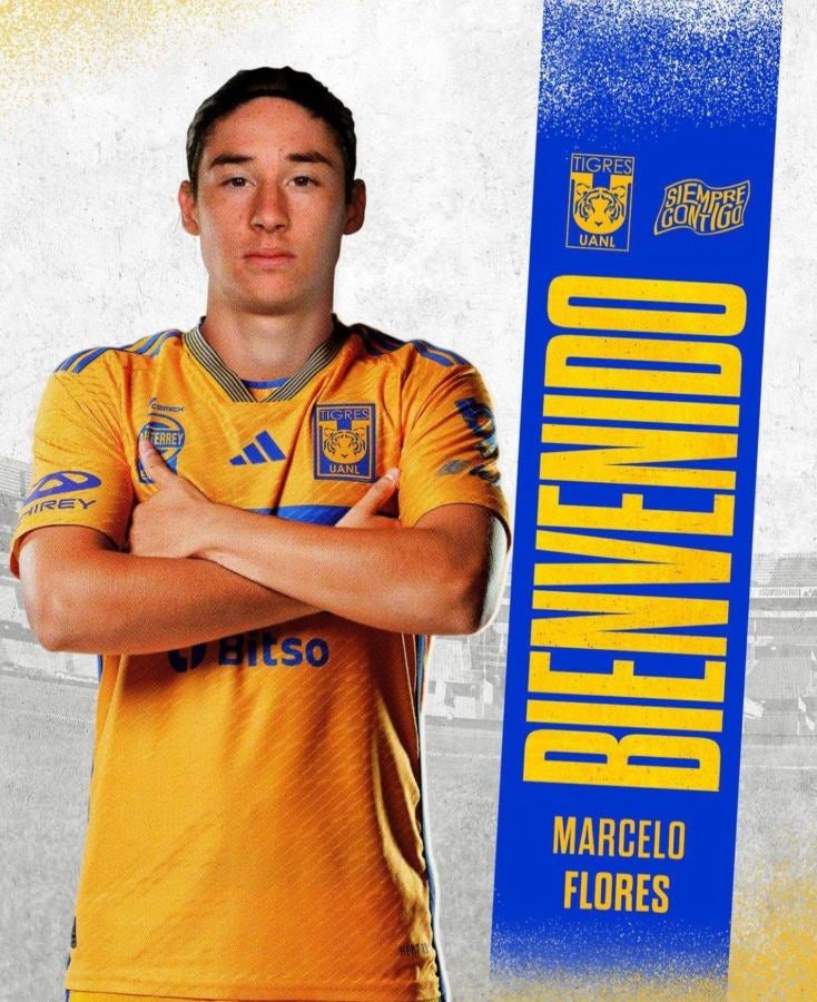 Tigres oficializó el fichaje de Marcelo Flores