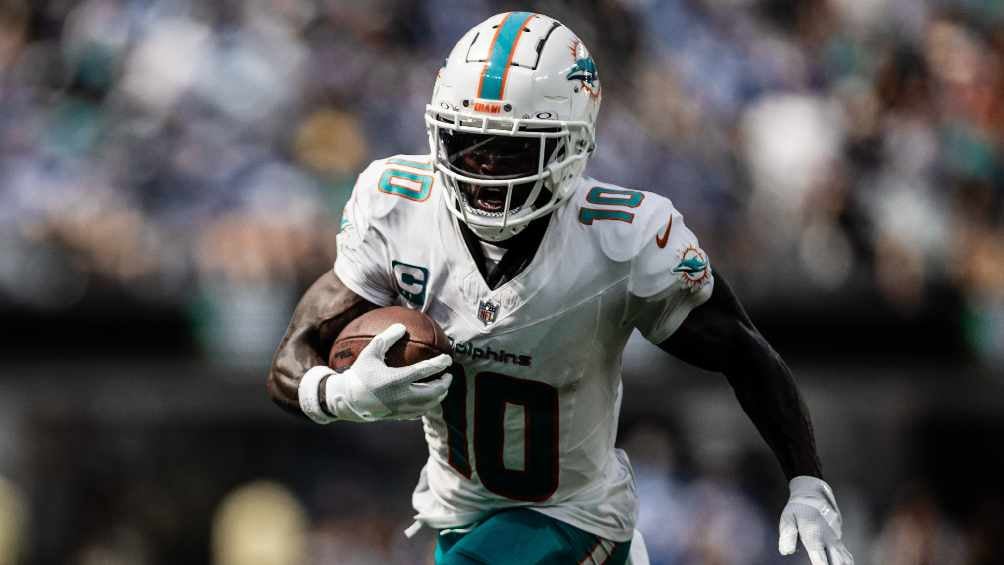 NFL: Tyreek Hill sumó más de 200 yardas en la victoria de Miami vs Chargers