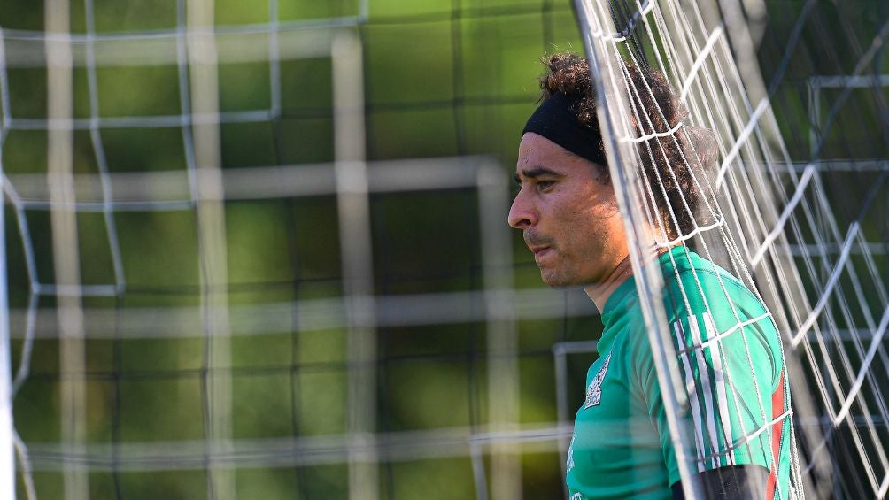 Ochoa durante un entrenamiento del Tricolor