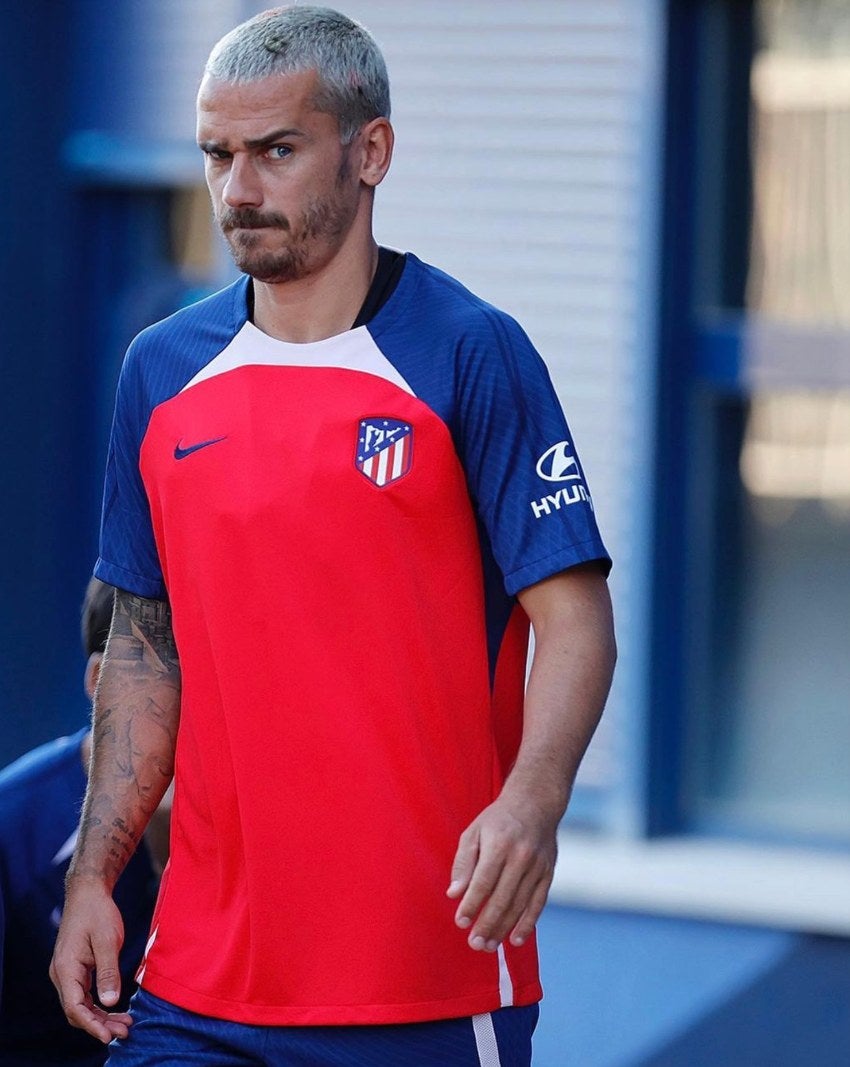 Griezmann en entrenamiento con el Atleti