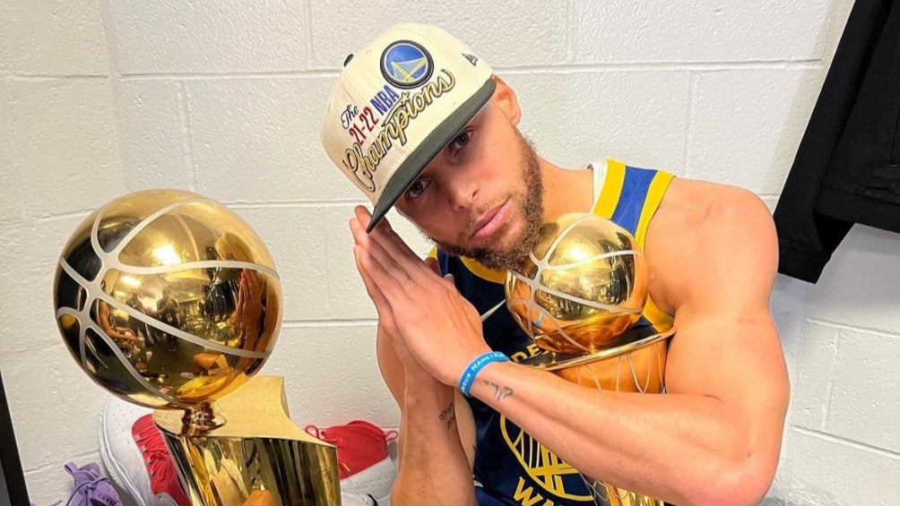 Stephen Curry con los Warriors 