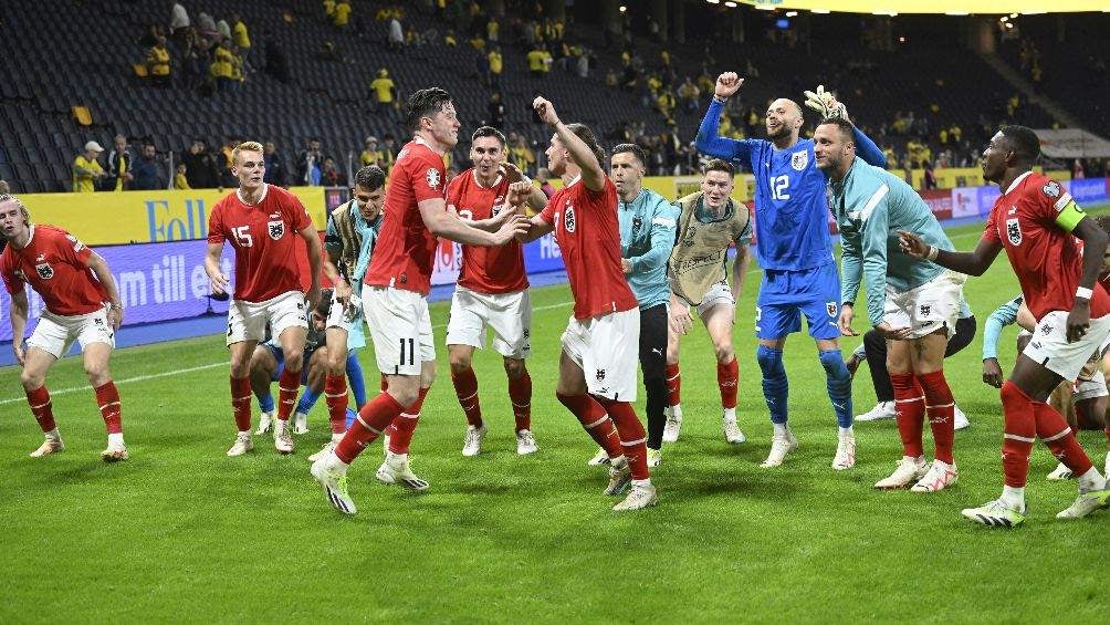 Austria consiguió una gran victoria en Suecia