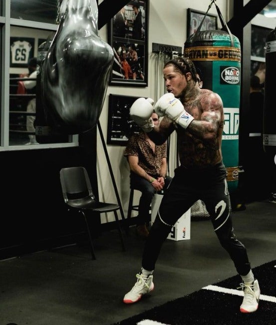 Gervonta Davis en un entrenamiento