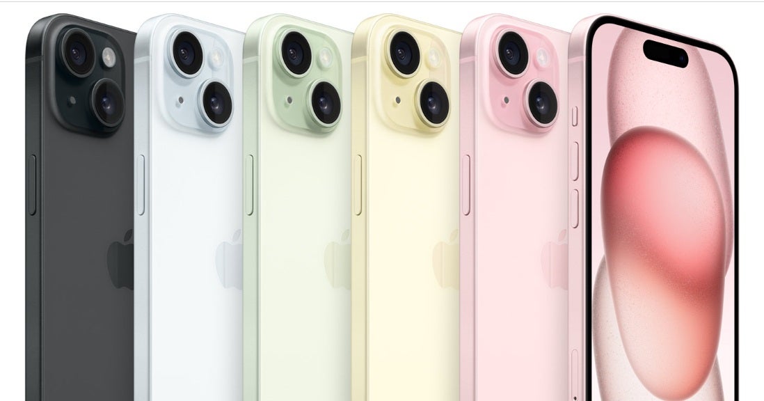 Colores del iPhone 15