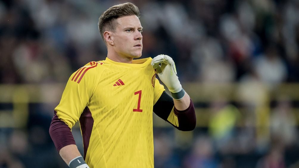 Marc-André Ter Stegen en el juego ante Francia