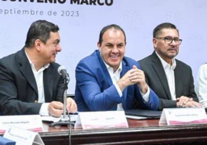 Cuauhtémoc Blanco durante el evento