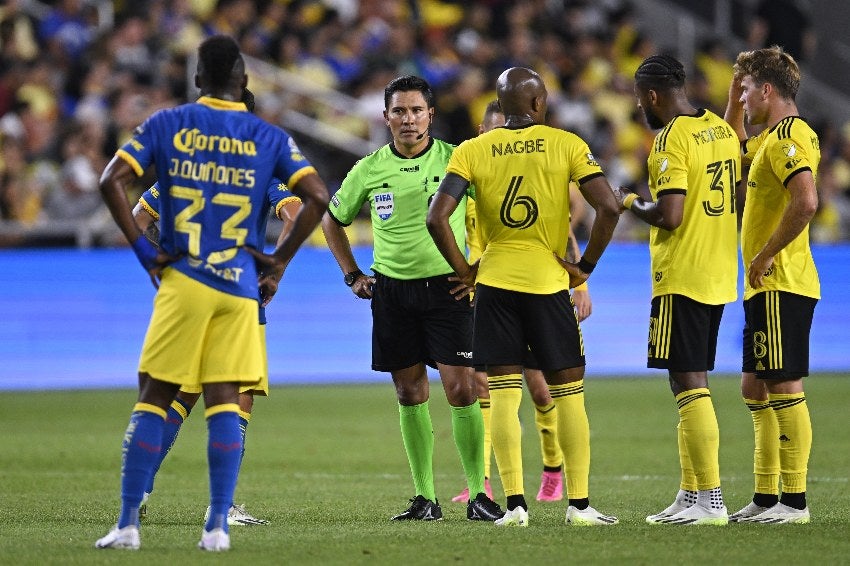 Fernando Guerrero en el América vs Columbus de la Leagues Cup