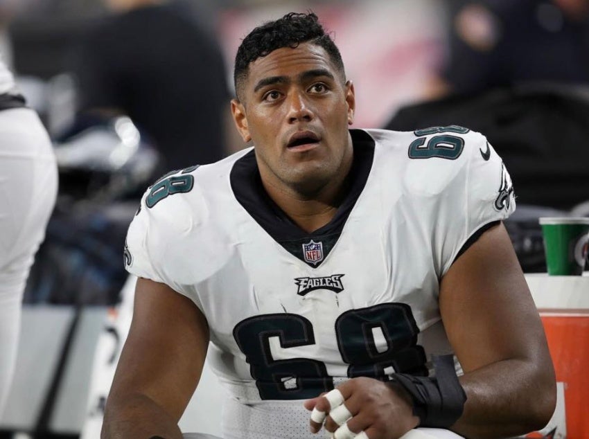 Jordan Mailata en los Philadelphia Eagles de la NFL