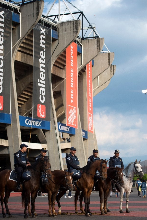 Habrá 2,500 elementos de seguridad en el Estadio Azteca