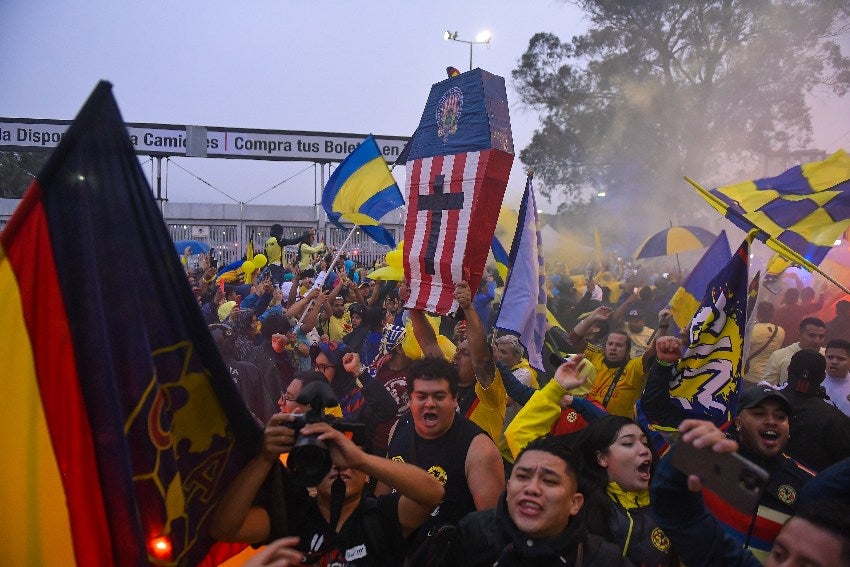 Afición del América previo a un Clásico Nacional