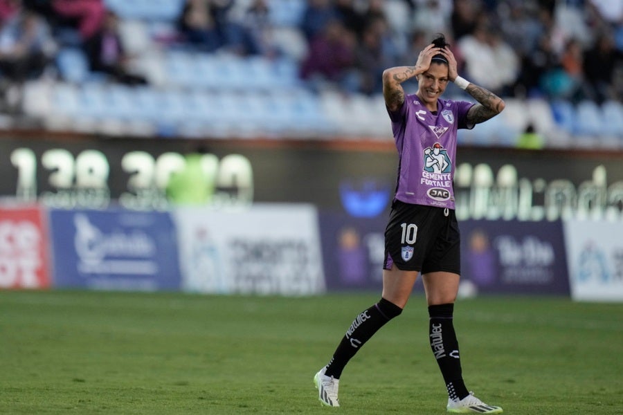 Jenni Hermoso, jugadora del Pachuca Femenil