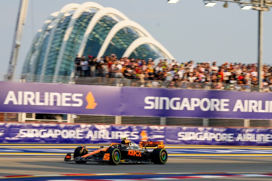 El circuito de Singapur presentó modificaciones