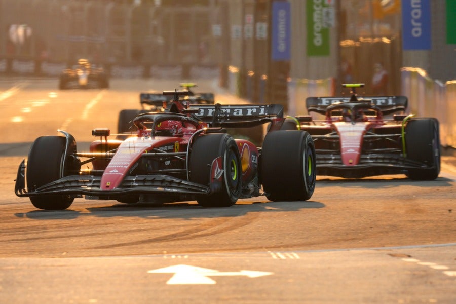 Leclerc y Sainz terminaron 1ro y 2do, respectivamente