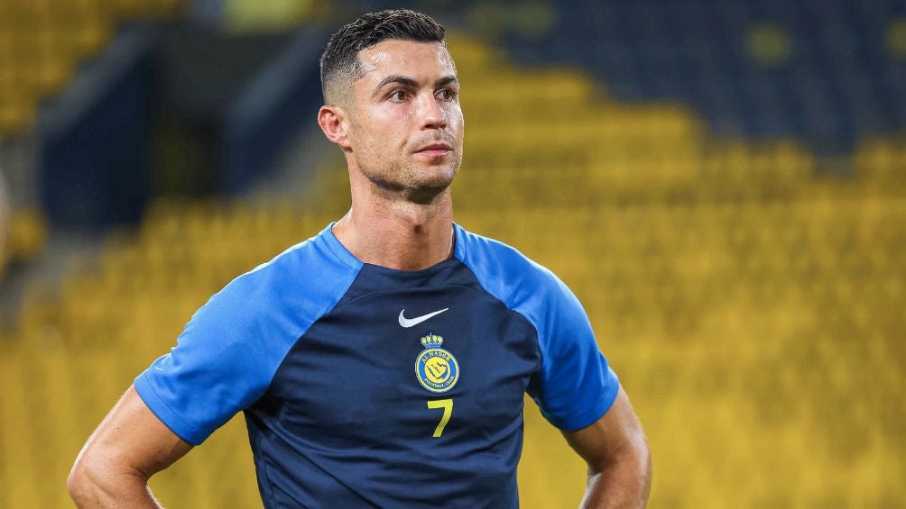 Cristiano Ronaldo en un entrenamiento del Al-Nassr