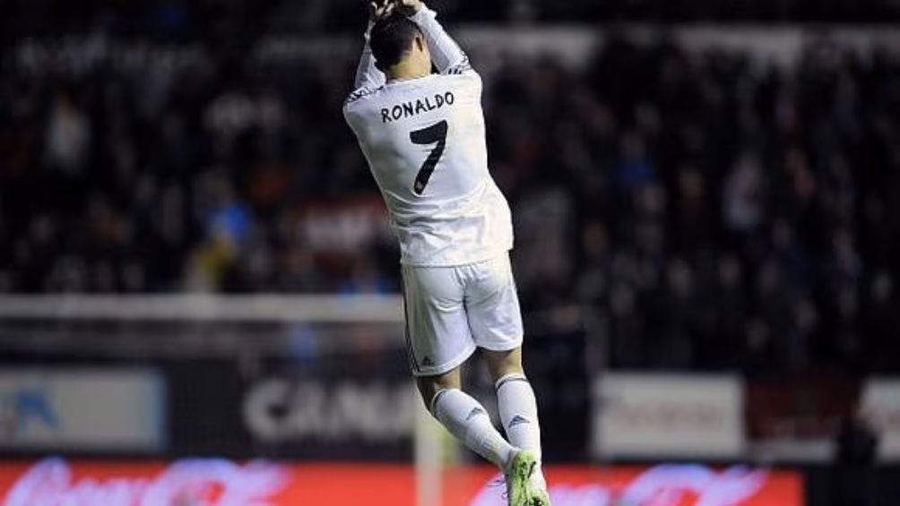 Cristiano Ronaldo celebra un gol con el Real Madrid