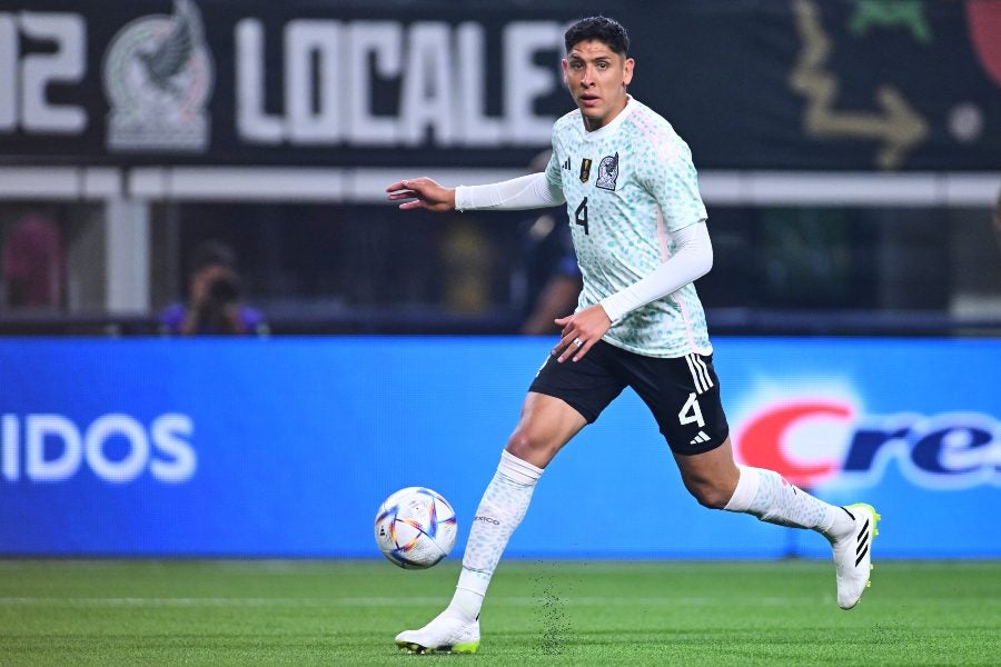 Edson con la Selección Mexicana