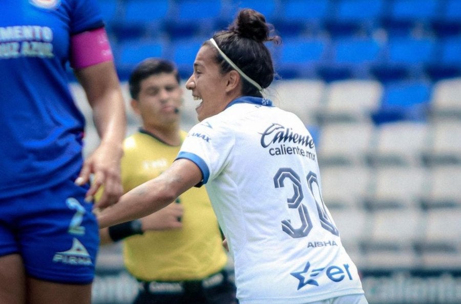 Aisha Solórzano metió el 2-0 para Puebla