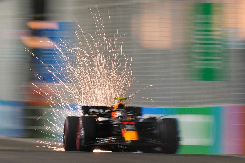 Checo Pérez en el GP de Singapur