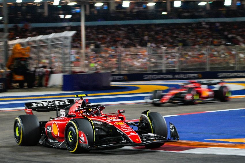 Carlos Sainz en el GP de Singapur