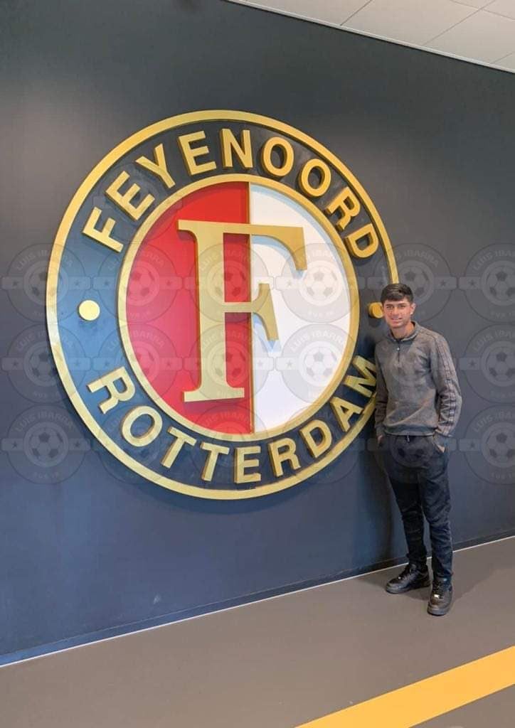 Luis Ibarra entrenará con el Feyenoord