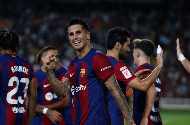 Joao Cancelo llegó al Barcelona esta temporada