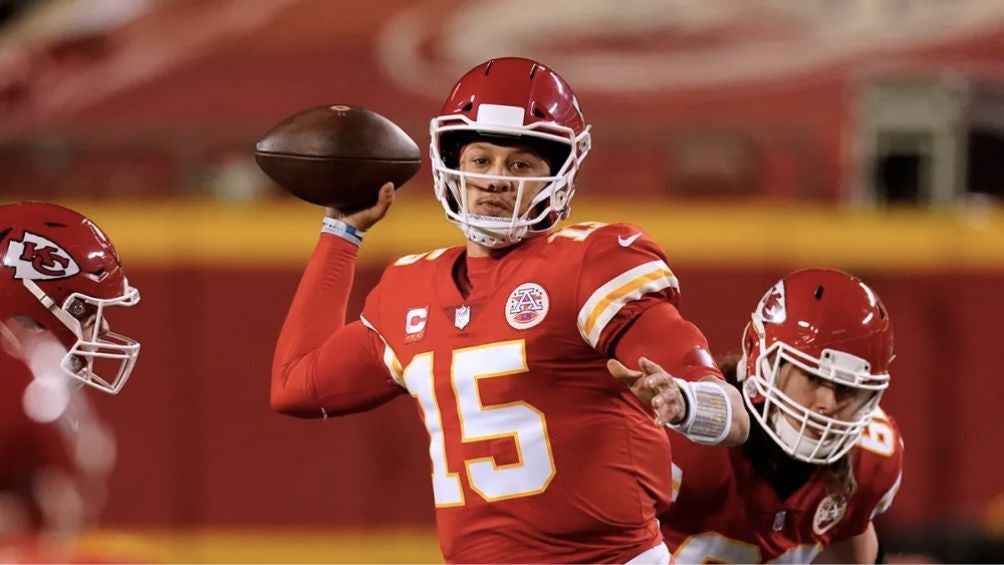 Mahomes durante un partido