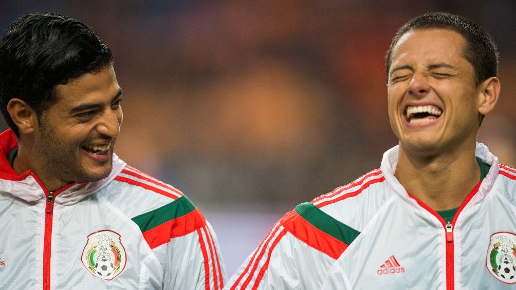 Carlos Vela y Chicharito juntos en el Tri