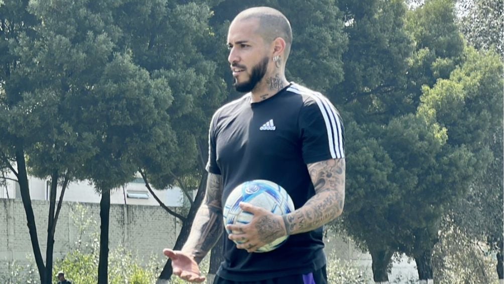 El 'Pollo' durante un entrenamiento