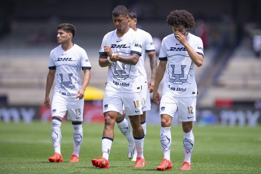 Pumas en su partido ante San Luis