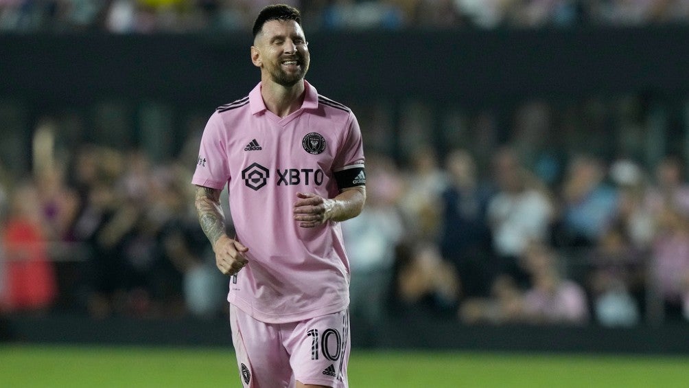 Lionel Messi en partido con el Inter Miami 