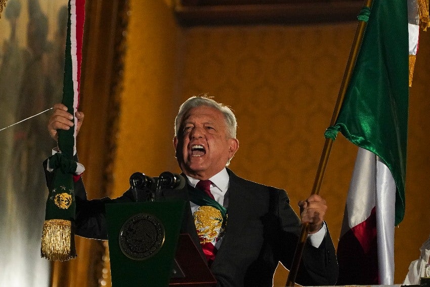 AMLO en el Grito de la Independencia