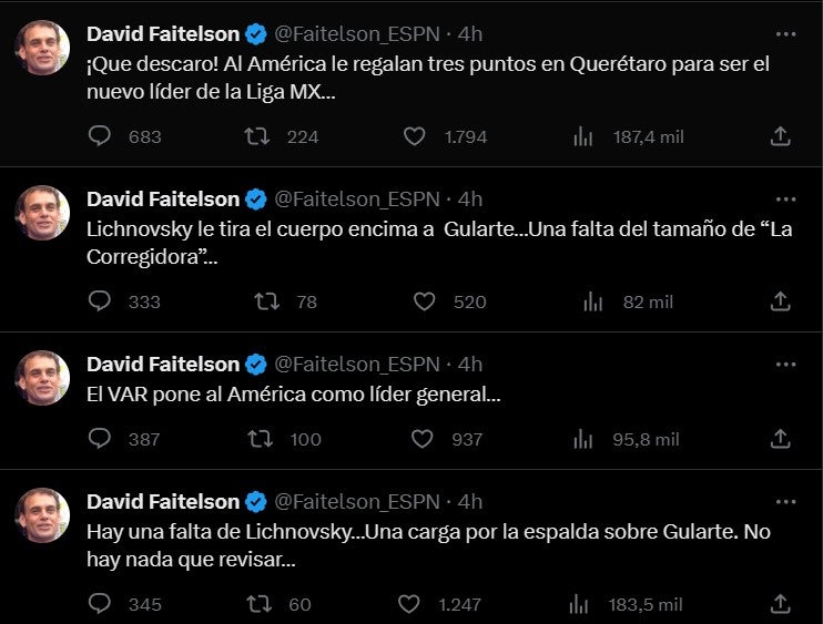 Faitelson explotó contra el arbitraje 