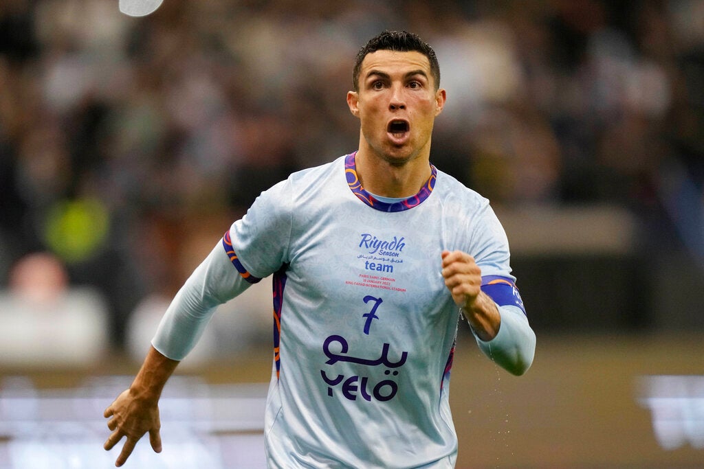 Cristiano Ronaldo durante un partido 