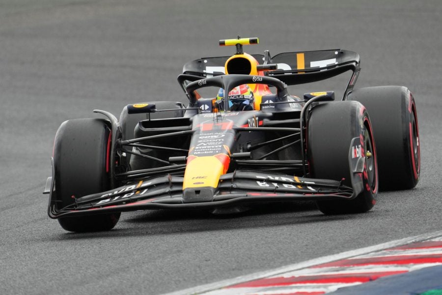 Checo terminó 11vo en la Práctica 1 del GP de Japón