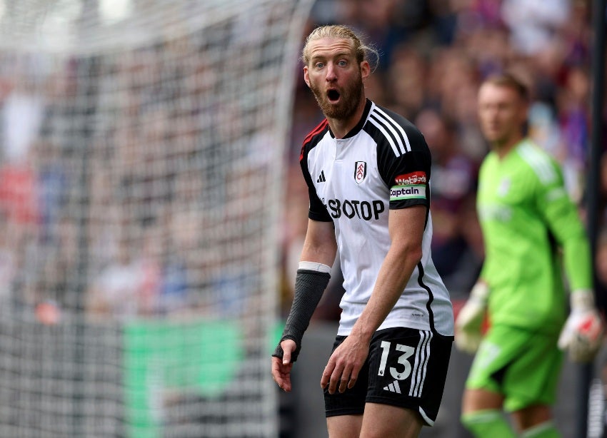 Ream del Fulham gritando