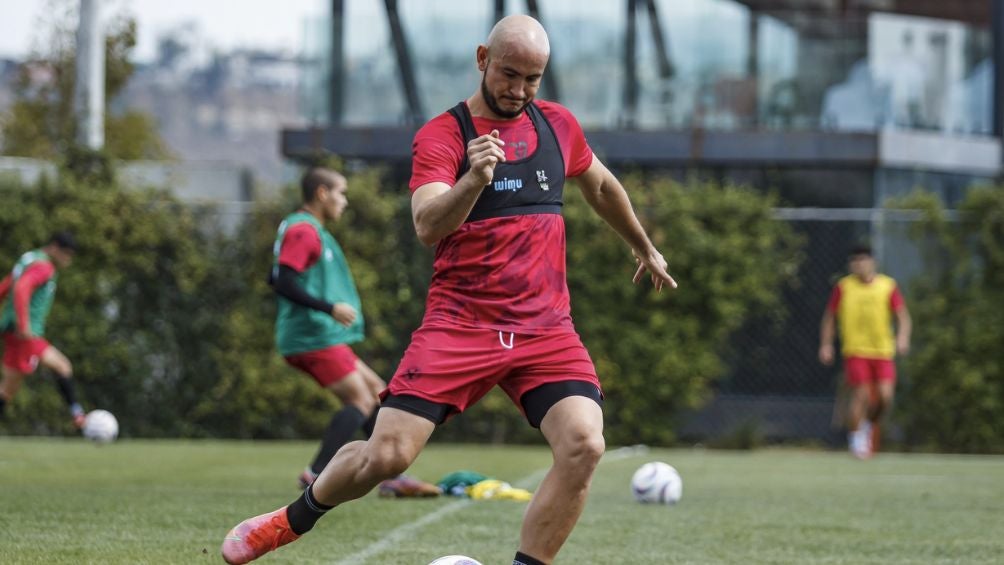 Carlos González en un entrenamiento