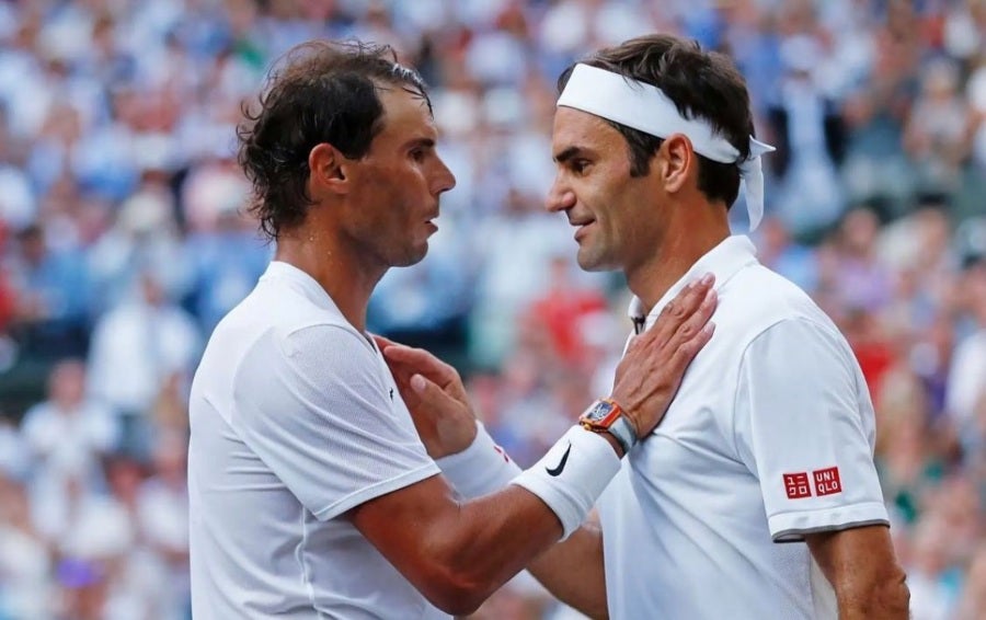 Rafael Nadal y Roger Federer