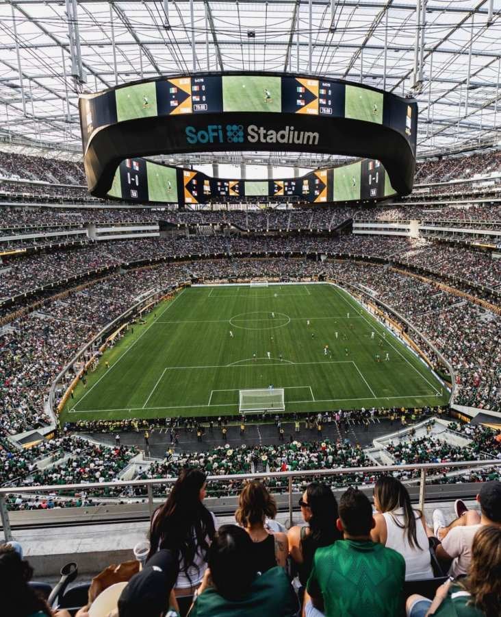 SoFi Stadium en un partido de la Selección Mexicana