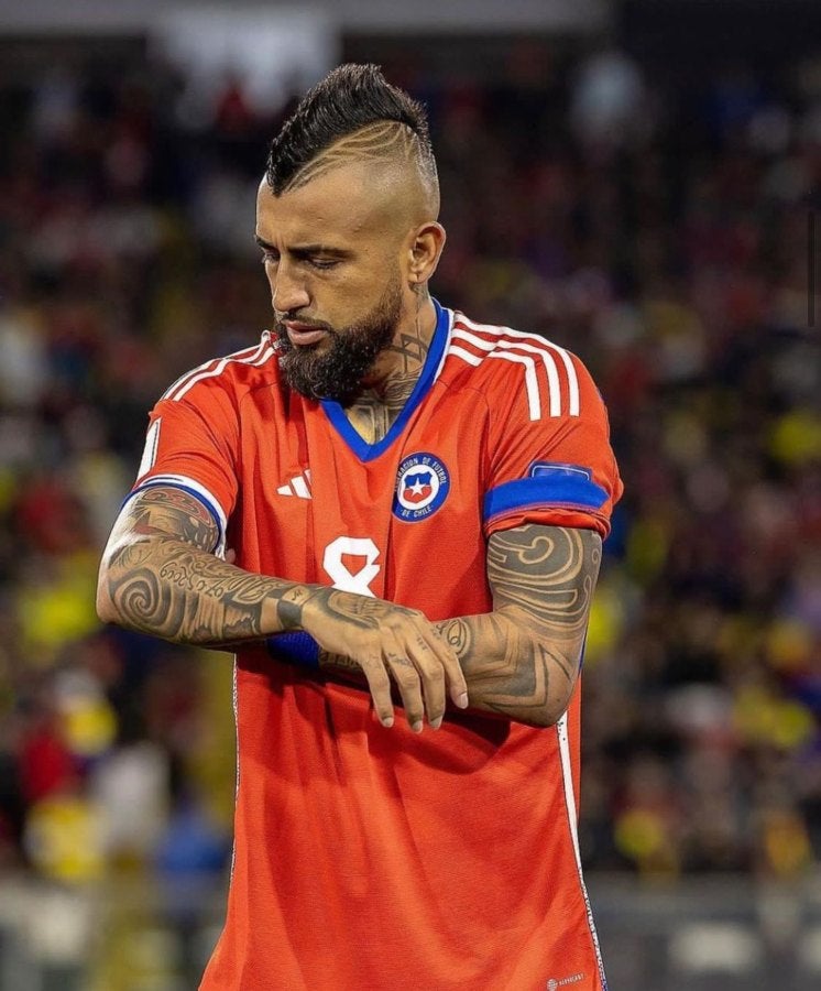 Arturo Vidal con la Selección de Chile