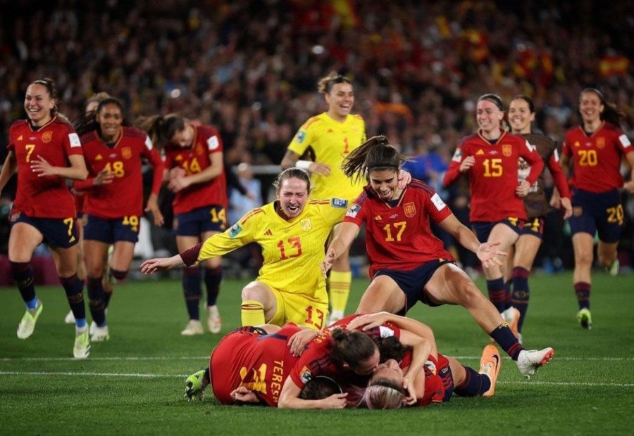 Jugadoras de la Selección Española en el Mundial