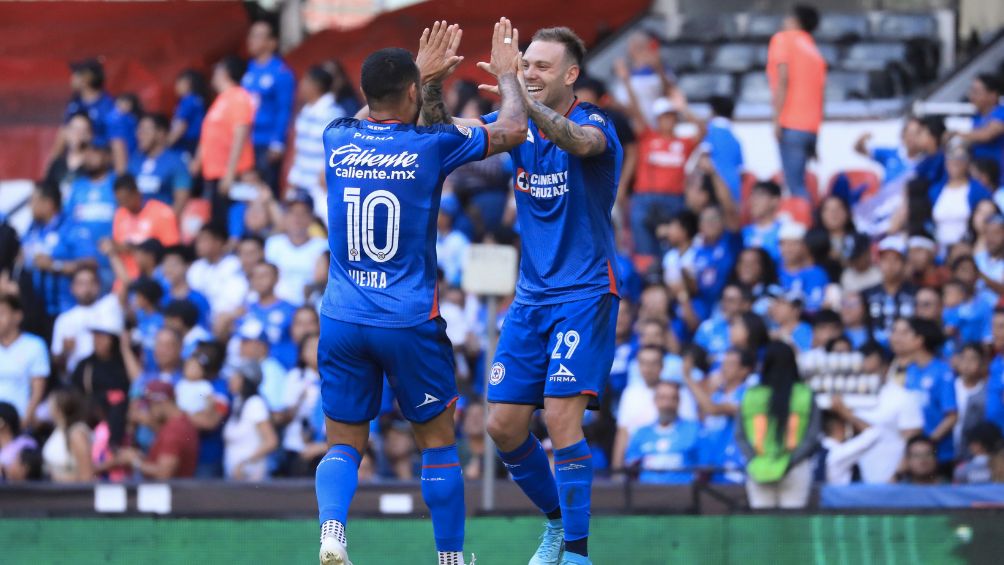 Rotondi celebra el primer gol de La Máquina