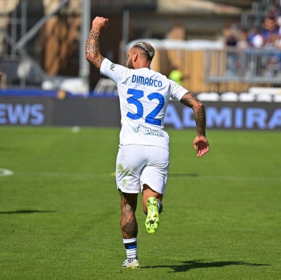 Federico Dimarco marcó el único gol del juego