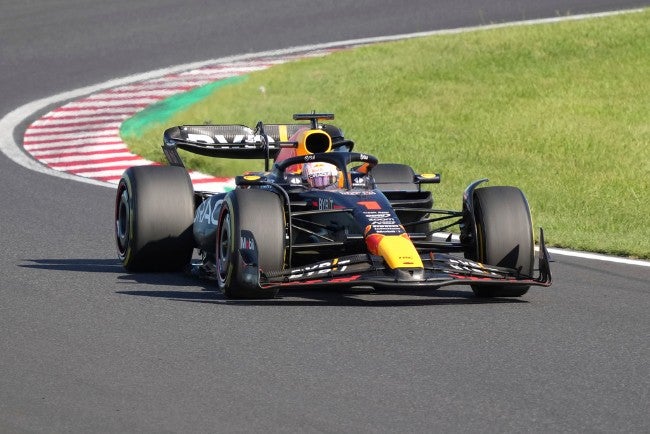 Max Verstappen durante el GP de Japón